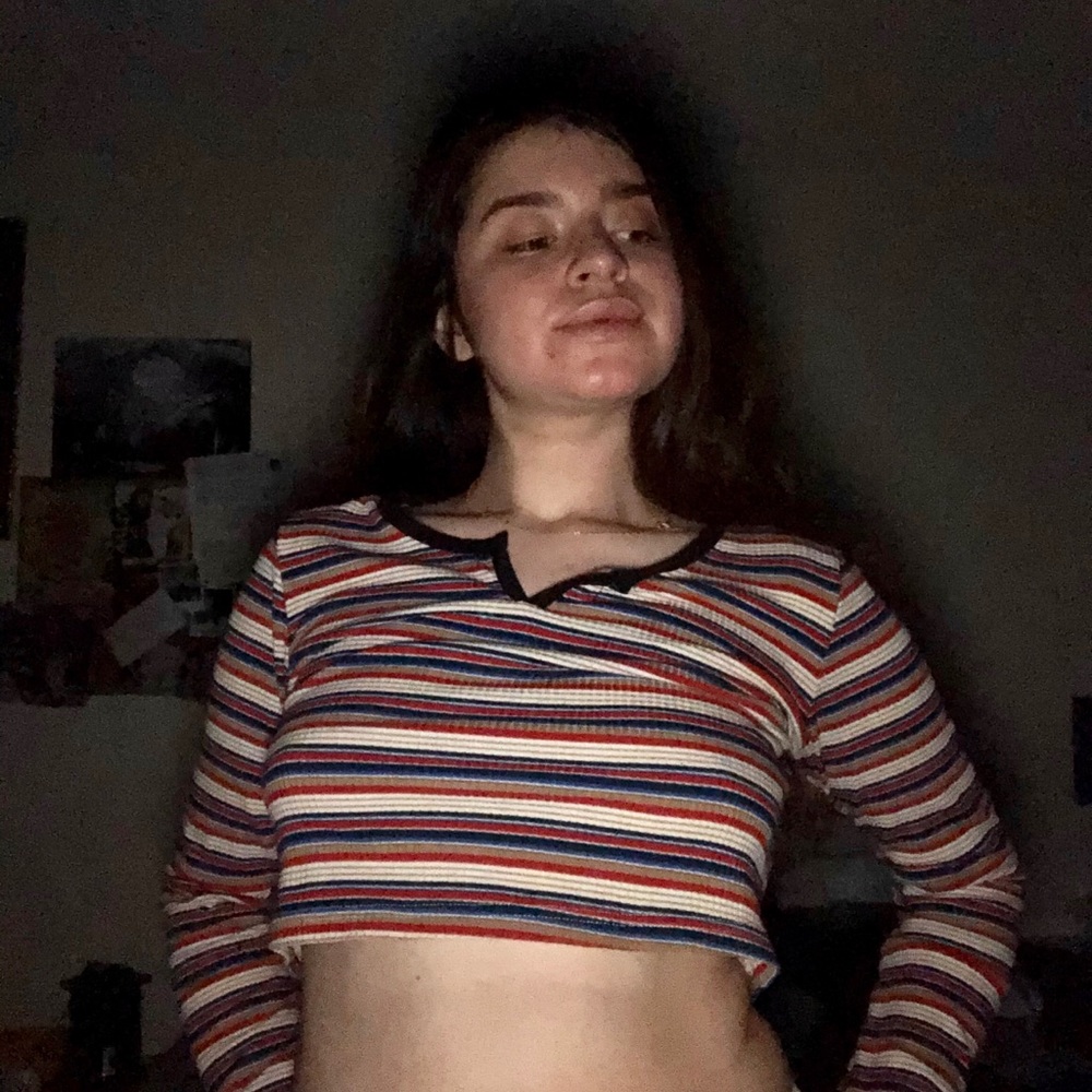 Striped Crop T-shirt